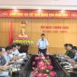 Hội nghị giao ban với Chủ tịch UBND các xã thị trấn quý 9 tháng năm 2024